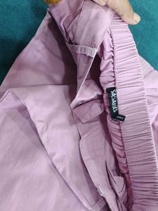 Light Pink Wide Leg Pants
