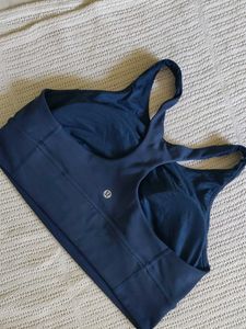 Navy Blue Sports Bra