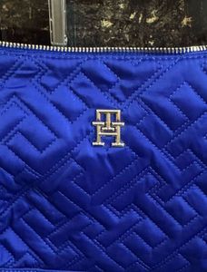 Royal Blue Quilted Shoulder Bag