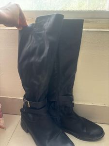 Classic Black Knee-High Boots