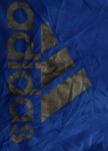 Adidas M size men's Blue Camo Logo Sweatshirt