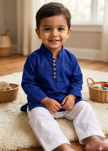 Cute Blue Kurta Set for Boys