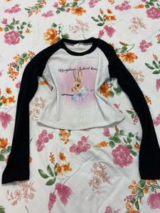 Cute Rabbit Graphic top🌷