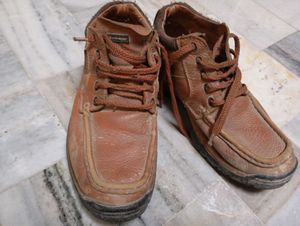 Men's Casual Brown Leather Shoes