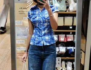 Fitted Button up Blouse