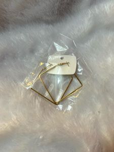 Geometric Square Hoop Earrings