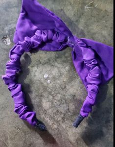 Korean Lavender Cute Bow Hairband