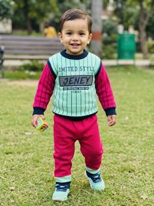 Cute Baby Sweater and Pants Set