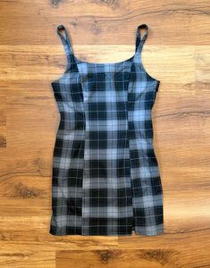 Original H&amp;M Plaid Mini Dress 🩶