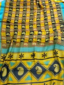 Beautiful Yellow Saree