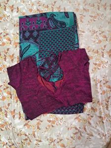Beautiful Saree with Matching Blouse