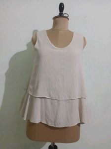 Elegant Women's Sleeveless Layered Top