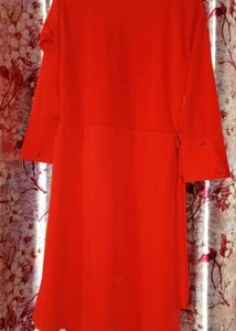 Red Embellished Ethnic Gown