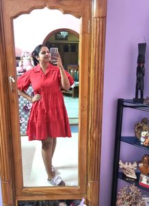 8. Red Balloon High Low Dress