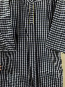 Classic Checkered Kurta