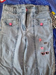 Cutecumber Girls jeans with adjustable waistLight