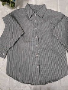 Classic Striped Button-Down Shirt