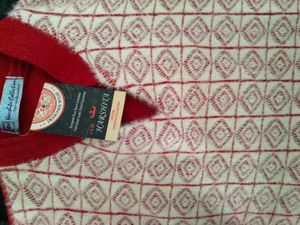 Elegant Red Knit kurti