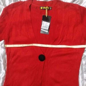 Red Knitted shrug