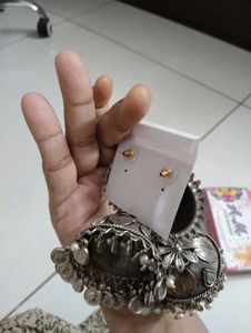 Oxidized Big Jhumka
