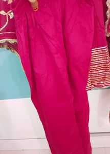 Elegant Magenta Kurta Set with Dupatta