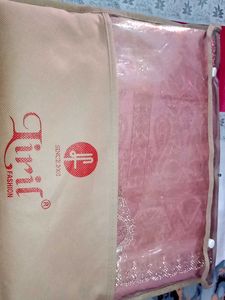 Elegant Peach color Saree