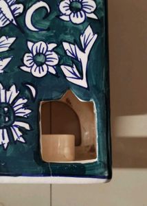 Decorative Tealight Holder with Floral Design