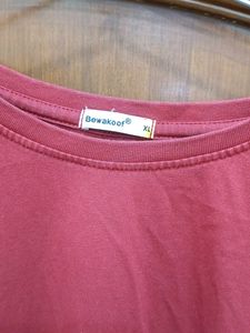 Solid Red Short Sleeve T-Shirt