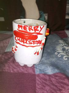 Christmas Hand Painted Glass