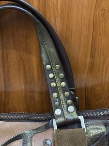 vintage y2K custom leather bag