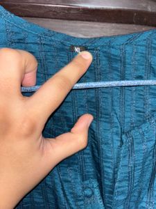 Teal Blue Kurta