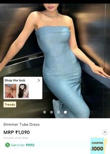 savana blue dress