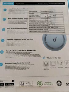 Soundcore Space One Noise Cancelling Headphones