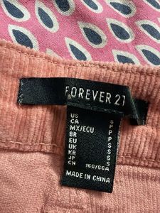 Coral Corduroy Pants