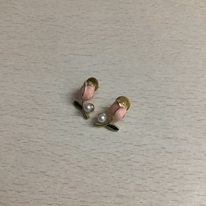 Cute Tulip Stud Earrings Coquette