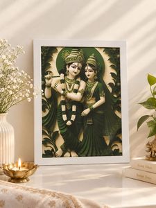 Lord Krishna Radha Wall Art