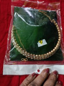 Very Beautiful Two Line Stone Necklace