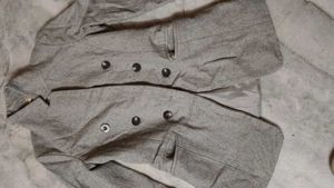Gray Double-Breasted Coat