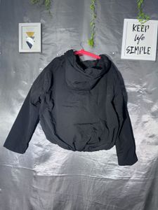 Black Hooded Jacket