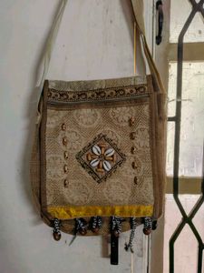 Boho Crossbody Jute Bag