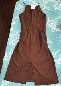 H&amp;M Ribbed Knit Bodycon Midi Dress