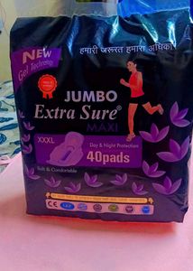 Jumbo Extra Sure 40 Pads For Women