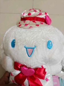 Cute Cinnamoroll Plush Toy with Hat