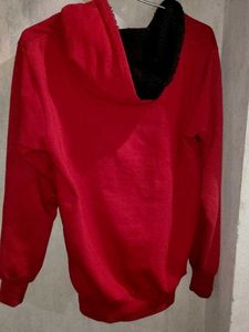 red hoodie