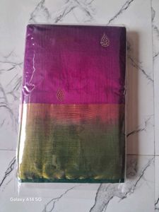 Elegant Silk Saree with Embellishments