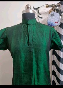 Plus Size Green Warm Kurti