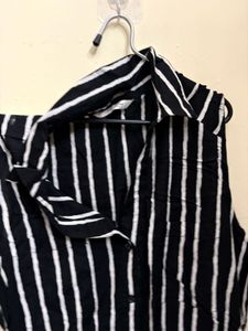 Stylish Striped Sleeveless Dress