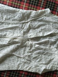 White Broderie Anglaise Sleeveless Top