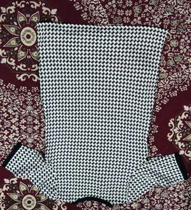Chic Wrap &amp; Houndstooth Dress