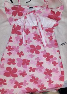 Pink Floral Sundress